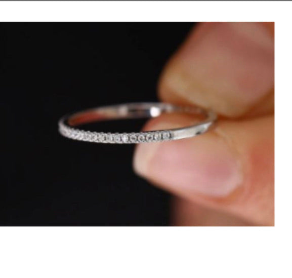 "Tiny" Half Eternity Band