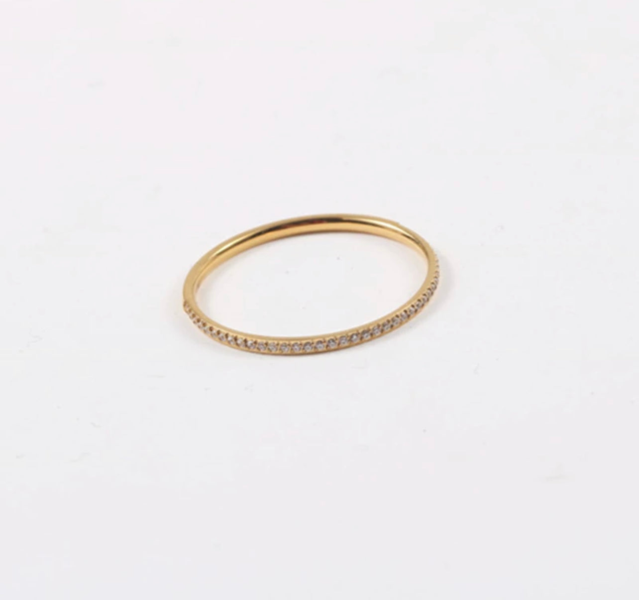 "Tiny" Half Eternity Band